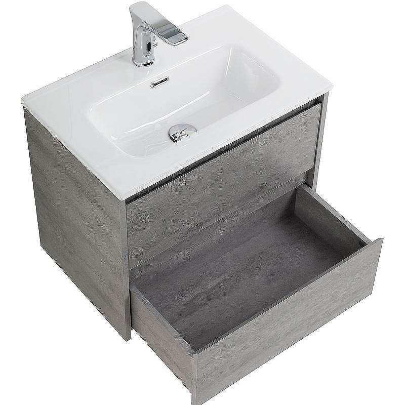 Тумба под раковину BelBagno Kraft 39 60 KRAFT 39-600/390-2C-SO-CG подвесная Cemento Grigio, купить, цена, заказать, магазин, доставка, скидка, промокод, купить, цена, заказать, магазин, доставка, скидка, промокод