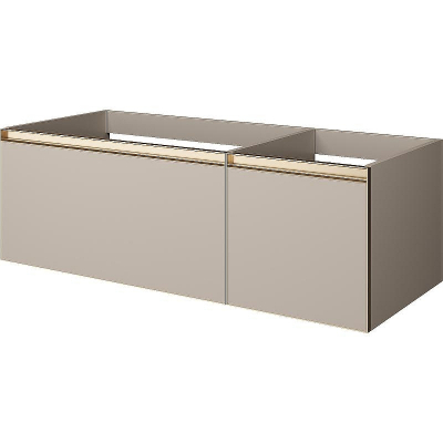 Тумба под раковину Boheme Armadi Art Quatro 2 120 790-M2-120-D-MG подвесная Daphne профиль Золото матовое