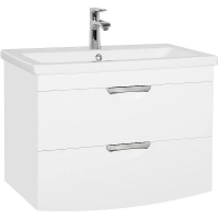 Тумба под раковину Style Line Жасмин 2 80 Люкс Plus ЛС-000010037 подвесная Белый глянец, купить, цена, заказать, магазин, доставка, скидка, промокод, купить, цена, заказать, магазин, доставка, скидка, промокод