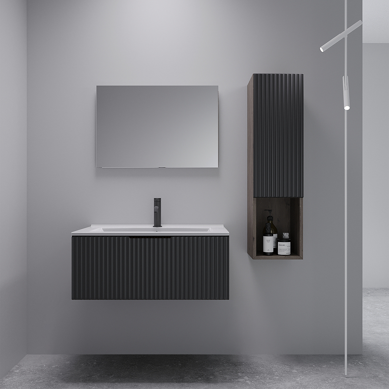 Тумба под раковину ЗОВ Кито Флавио 100 K100FL подвесная цвет Лиони PET, купить, цена, заказать, магазин, доставка, скидка, промокод, купить, цена, заказать, магазин, доставка, скидка, промокод