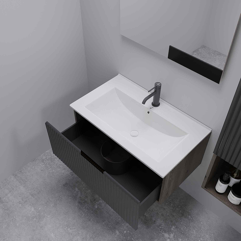 Тумба под раковину ЗОВ Кито Флавио 100 K100FL подвесная цвет Лиони PET, купить, цена, заказать, магазин, доставка, скидка, промокод, купить, цена, заказать, магазин, доставка, скидка, промокод