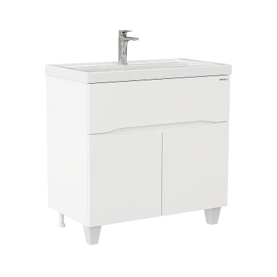 Тумба под раковину Onika Стрим 80 108059 цвет Белый