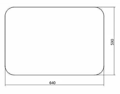 Зеркало Creto Scala 64 5-640590S с подсветкой с датчиком движения
