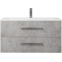 Тумба под раковину Creto Ares 100 10-1105B подвесная Серый Бетон, купить, цена, заказать, магазин, доставка, скидка, промокод, купить, цена, заказать, магазин, доставка, скидка, промокод