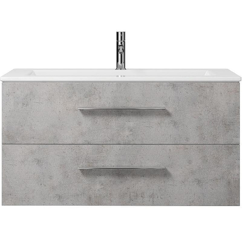 Тумба под раковину Creto Ares 100 10-1105B подвесная Серый Бетон, купить, цена, заказать, магазин, доставка, скидка, промокод, купить, цена, заказать, магазин, доставка, скидка, промокод