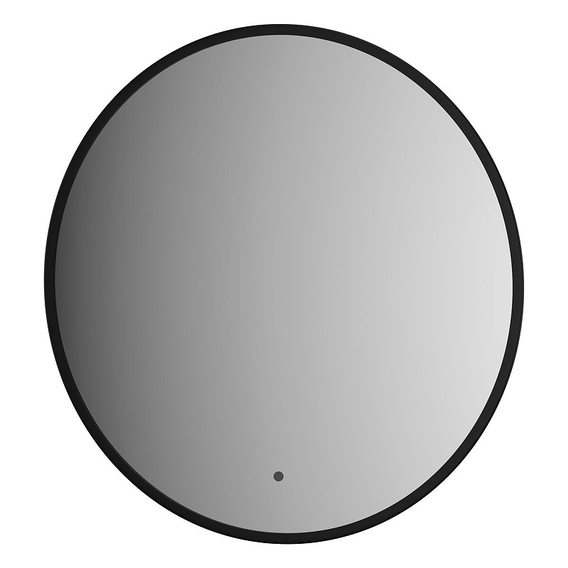 Зеркало Defesto Aura 50х50 DF 2992R с подсветкой 12W-3000K/ИК - выключатель/Теплый белый свет/Черная рама, купить, цена, заказать, магазин, доставка, скидка, промокод, купить, цена, заказать, магазин, доставка, скидка, промокод