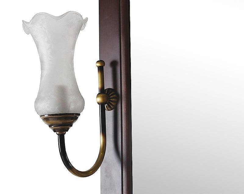 Зеркало ASB-Woodline Салерно 65 9690 со светильниками Антикварный орех, купить, цена, заказать, магазин, доставка, скидка, промокод, купить, цена, заказать, магазин, доставка, скидка, промокод