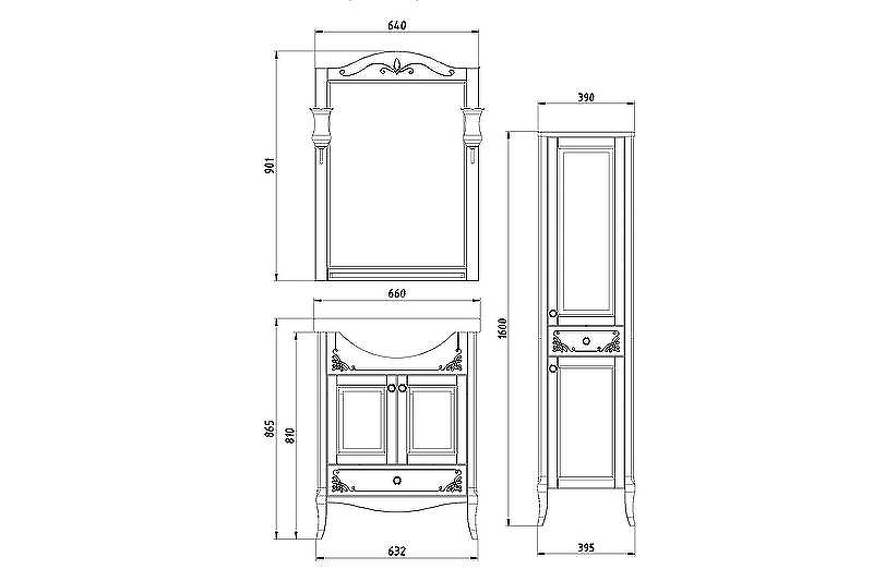 Зеркало ASB-Woodline Салерно 65 9690 со светильниками Антикварный орех, купить, цена, заказать, магазин, доставка, скидка, промокод, купить, цена, заказать, магазин, доставка, скидка, промокод