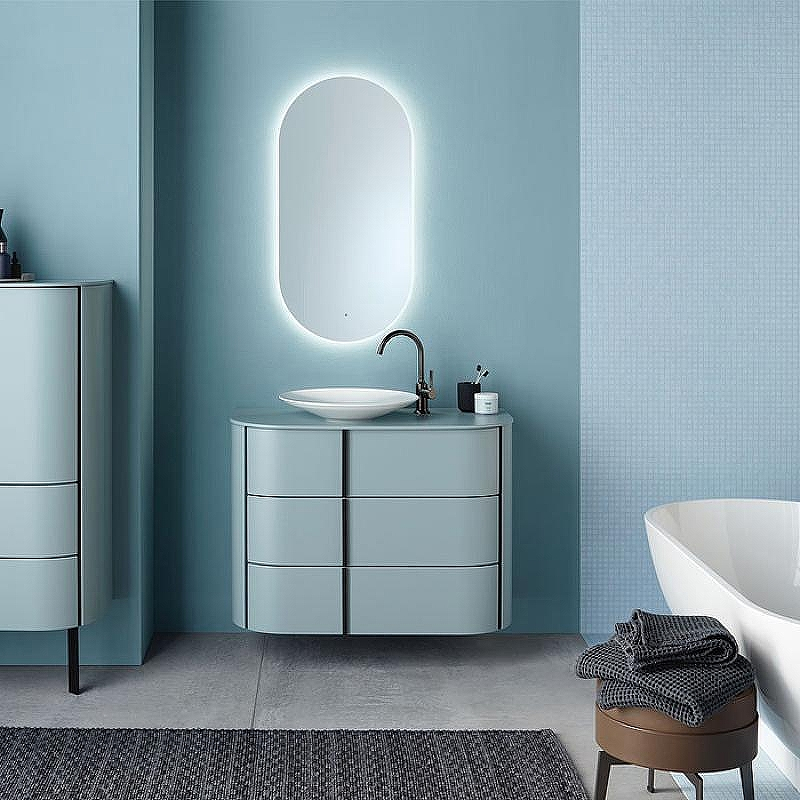 Зеркало Burgbad Lavo 2.0 50 SIJH050 с подсветкой с сенсорным выключателем, купить, цена, заказать, магазин, доставка, скидка, промокод, купить, цена, заказать, магазин, доставка, скидка, промокод