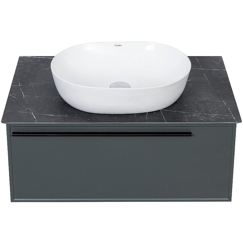 Тумба под раковину La Fenice Elba 90 FNC-01-ELB-G-90 подвесная Серая матовая, купить, цена, заказать, магазин, доставка, скидка, промокод, купить, цена, заказать, магазин, доставка, скидка, промокод