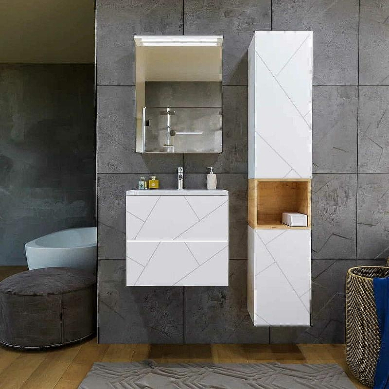 Подвесной шкаф Бриклаер Кристалл 35 4627125416019 Белый, купить, цена, заказать, магазин, доставка, скидка, промокод, купить, цена, заказать, магазин, доставка, скидка, промокод