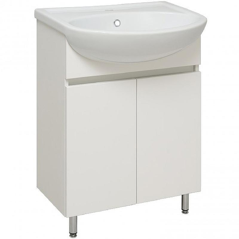 Тумба под раковину Runo Лада 60 00-00001163 Белая, купить, цена, заказать, магазин, доставка, скидка, промокод, купить, цена, заказать, магазин, доставка, скидка, промокод