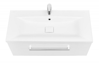 Тумба под раковину Aquaton Мадрид 100 М 1A126901MA010 подвесная Белая