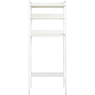 Стеллаж Sanflor 64 82613185 над сантехникой Белый муар