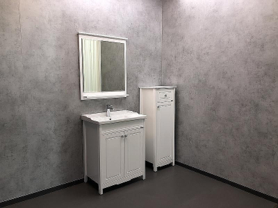 Зеркало Comforty Тбилиси 70 00003132631 Белый глянец