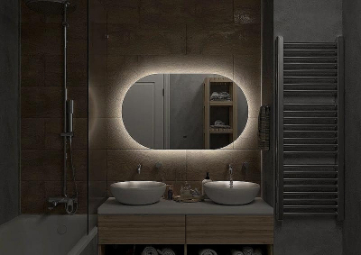 Зеркало Континент Fleur 1000x600 ЗЛП607 с подсветкой с бесконтактным выключателем