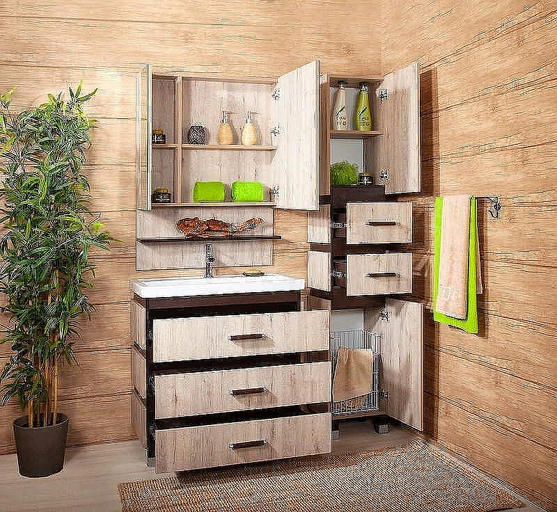 Тумба под раковину Бриклаер Техас 100 4627125412882 Дуб кантри Венге, купить, цена, заказать, магазин, доставка, скидка, промокод, купить, цена, заказать, магазин, доставка, скидка, промокод