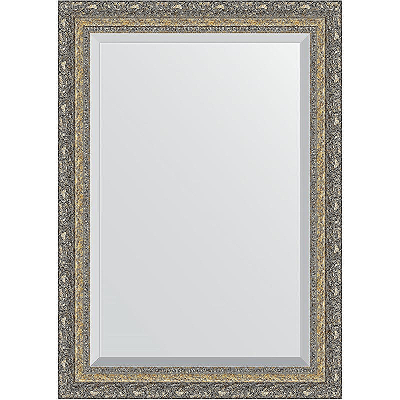 Зеркало Evoform Exclusive 105х75 BY 1300 с фацетом в багетной раме - Виньетка бронзовая 85, купить, цена, заказать, магазин, доставка, скидка, промокод, купить, цена, заказать, магазин, доставка, скидка, промокод