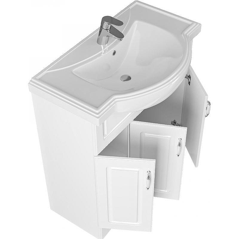 Тумба под раковину СанТа Верона 80 700113 Белая, купить, цена, заказать, магазин, доставка, скидка, промокод, купить, цена, заказать, магазин, доставка, скидка, промокод