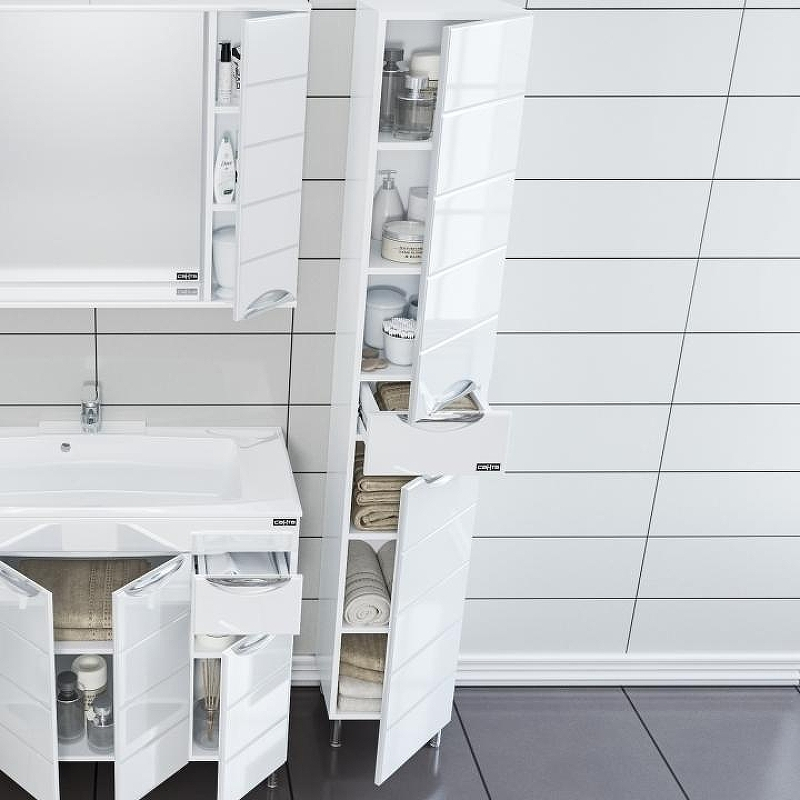 Шкаф пенал СанТа Родос 30 Белый, купить, цена, заказать, магазин, доставка, скидка, промокод, купить, цена, заказать, магазин, доставка, скидка, промокод