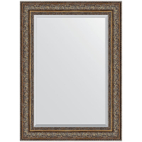 Зеркало Evoform Exclusive 110х80 BY 3479 с фацетом в багетной раме - Виньетка состаренная бронза 109, купить, цена, заказать, магазин, доставка, скидка, промокод, купить, цена, заказать, магазин, доставка, скидка, промокод