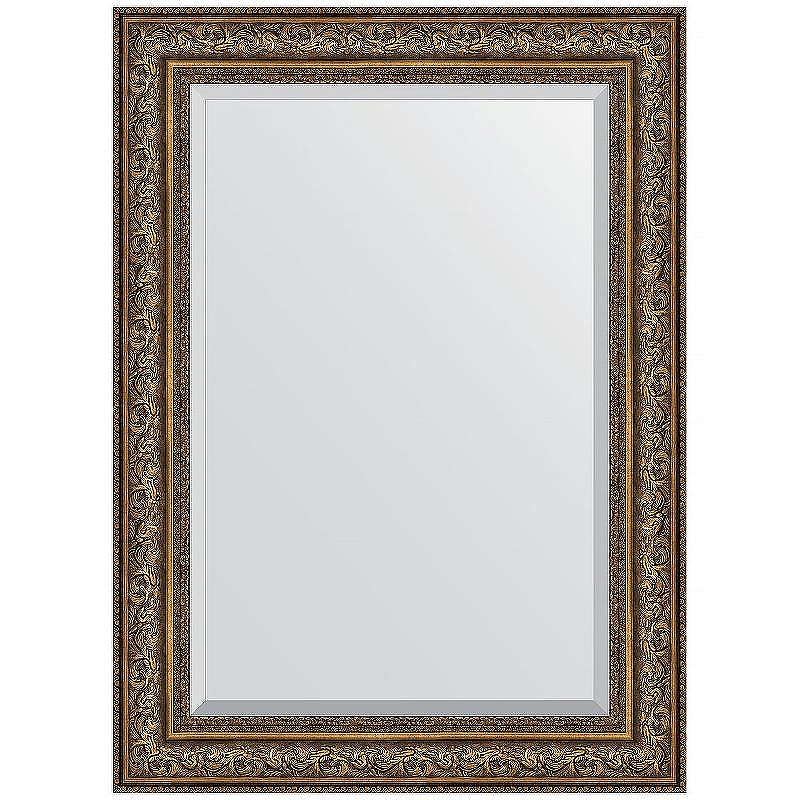 Зеркало Evoform Exclusive 110х80 BY 3479 с фацетом в багетной раме - Виньетка состаренная бронза 109, купить, цена, заказать, магазин, доставка, скидка, промокод, купить, цена, заказать, магазин, доставка, скидка, промокод