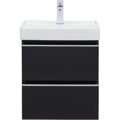 Тумба под раковину Aquanet Вега 50 329594 подвесная Черная