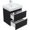 Тумба под раковину Aquanet Вега 50 329594 подвесная Черная, купить, цена, заказать, магазин, доставка, скидка, промокод, купить, цена, заказать, магазин, доставка, скидка, промокод