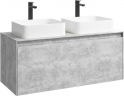 Корпус тумбы под раковину Aqwella 5 Stars Mobi 120 MOB0112BS подвесной Бетон светлый, купить, цена, заказать, магазин, доставка, скидка, промокод, купить, цена, заказать, магазин, доставка, скидка, промокод