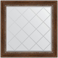 Зеркало Evoform Exclusive-G 86х86 BY 4320 с гравировкой в багетной раме - Римская бронза 88, купить, цена, заказать, магазин, доставка, скидка, промокод, купить, цена, заказать, магазин, доставка, скидка, промокод