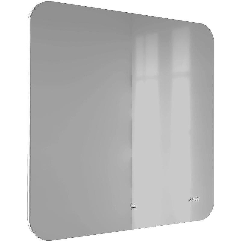 Зеркало Raval Ego 80 Ego.02.80/W/RL с подсветкой с бесконтактным выключателем и часами, купить, цена, заказать, магазин, доставка, скидка, промокод, купить, цена, заказать, магазин, доставка, скидка, промокод