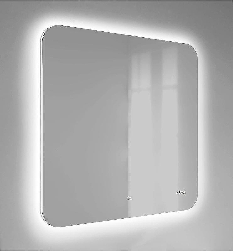 Зеркало Raval Ego 80 Ego.02.80/W/RL с подсветкой с бесконтактным выключателем и часами, купить, цена, заказать, магазин, доставка, скидка, промокод, купить, цена, заказать, магазин, доставка, скидка, промокод