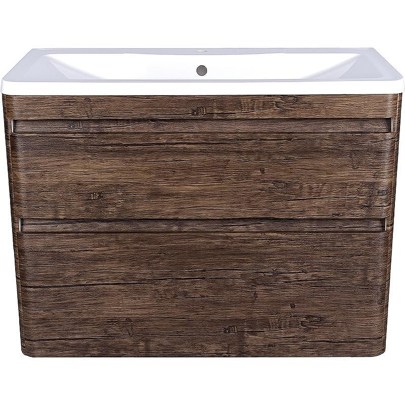 Тумба под раковину Style Line Люкс Plus 100 ЛС-00000663 подвесная Старое дерево, купить, цена, заказать, магазин, доставка, скидка, промокод, купить, цена, заказать, магазин, доставка, скидка, промокод