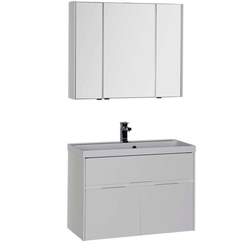 Комплект мебели для ванной Aquanet Латина 90 179840 подвесной Белый, купить, цена, заказать, магазин, доставка, скидка, промокод, купить, цена, заказать, магазин, доставка, скидка, промокод