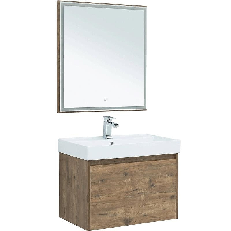 Зеркало Aquanet Nova Lite 75 249513 с подсветкой Дуб рустикальный, купить, цена, заказать, магазин, доставка, скидка, промокод, купить, цена, заказать, магазин, доставка, скидка, промокод