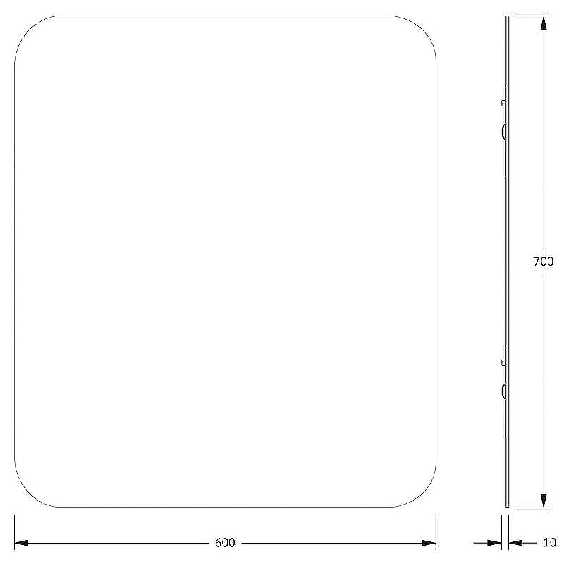 Зеркало Evoform Colora 70х60 BY 0436 с окантовкой - Черный цвет, купить, цена, заказать, магазин, доставка, скидка, промокод, купить, цена, заказать, магазин, доставка, скидка, промокод