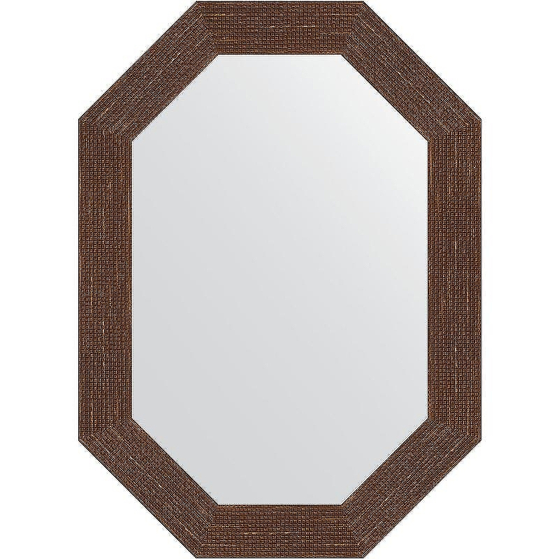Зеркало Evoform Octagon 52х72 BY 7089 в багетной раме - Мозаика античная медь 70, купить, цена, заказать, магазин, доставка, скидка, промокод, купить, цена, заказать, магазин, доставка, скидка, промокод