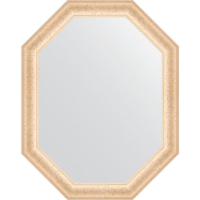 Зеркало Evoform Octagon 75x95 BY 7144 в багетной раме - Старый гипс 82, купить, цена, заказать, магазин, доставка, скидка, промокод, купить, цена, заказать, магазин, доставка, скидка, промокод