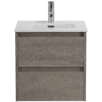 Тумба под раковину BelBagno Kraft 50 KRAFT-500-2C-SO-CG подвесная Cemento Grigio