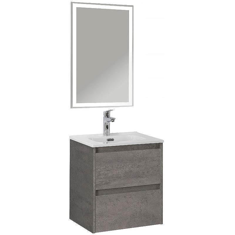 Тумба под раковину BelBagno Kraft 50 KRAFT-500-2C-SO-CG подвесная Cemento Grigio, купить, цена, заказать, магазин, доставка, скидка, промокод, купить, цена, заказать, магазин, доставка, скидка, промокод