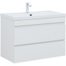 Тумба под раковину Aquanet Нота New 90 335419 подвесная Белый глянец, купить, цена, заказать, магазин, доставка, скидка, промокод, купить, цена, заказать, магазин, доставка, скидка, промокод