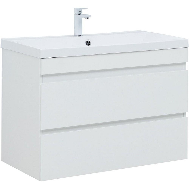 Тумба под раковину Aquanet Нота New 90 335419 подвесная Белый глянец, купить, цена, заказать, магазин, доставка, скидка, промокод, купить, цена, заказать, магазин, доставка, скидка, промокод