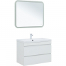 Тумба под раковину Aquanet Нота New 90 335419 подвесная Белый глянец, купить, цена, заказать, магазин, доставка, скидка, промокод, купить, цена, заказать, магазин, доставка, скидка, промокод