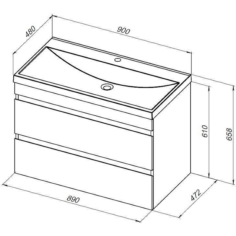 Тумба под раковину Aquanet Нота New 90 335419 подвесная Белый глянец, купить, цена, заказать, магазин, доставка, скидка, промокод, купить, цена, заказать, магазин, доставка, скидка, промокод