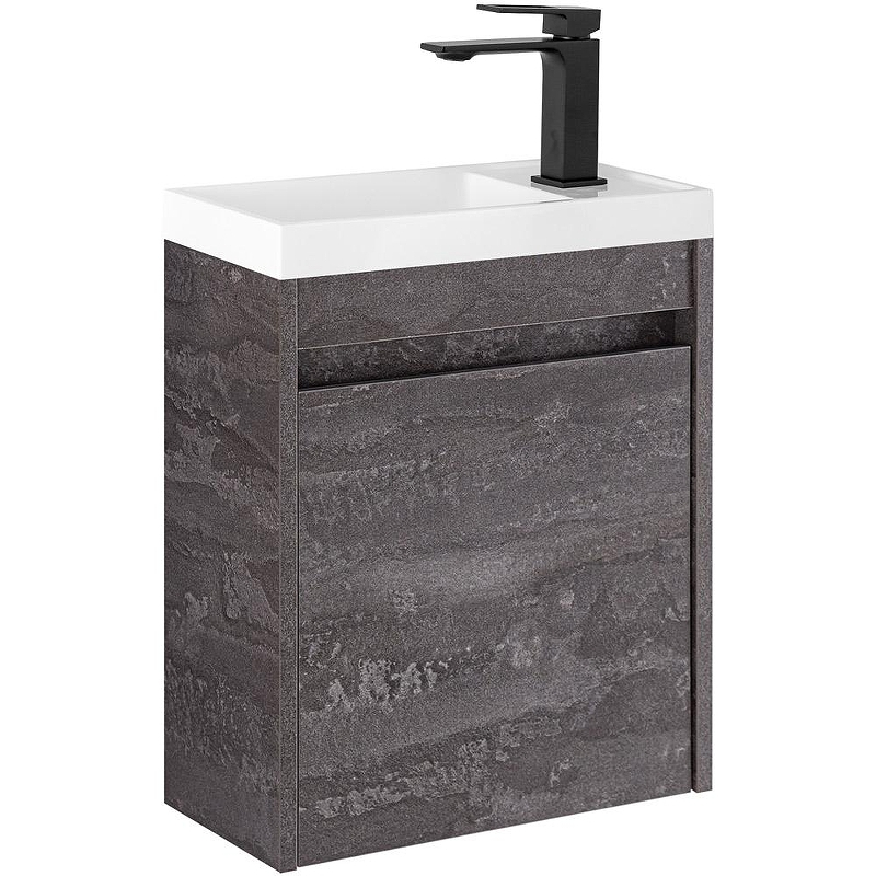 Тумба под раковину Art&Max Family M 40 Family-M-400-1D-SO-IS подвесная Железный камень, купить, цена, заказать, магазин, доставка, скидка, промокод, купить, цена, заказать, магазин, доставка, скидка, промокод