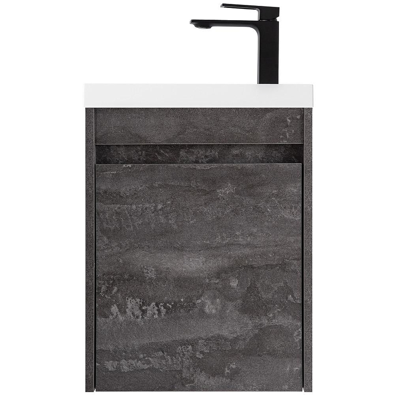 Тумба под раковину Art&Max Family M 40 Family-M-400-1D-SO-IS подвесная Железный камень, купить, цена, заказать, магазин, доставка, скидка, промокод, купить, цена, заказать, магазин, доставка, скидка, промокод