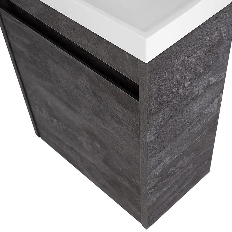 Тумба под раковину Art&Max Family M 40 Family-M-400-1D-SO-IS подвесная Железный камень, купить, цена, заказать, магазин, доставка, скидка, промокод, купить, цена, заказать, магазин, доставка, скидка, промокод