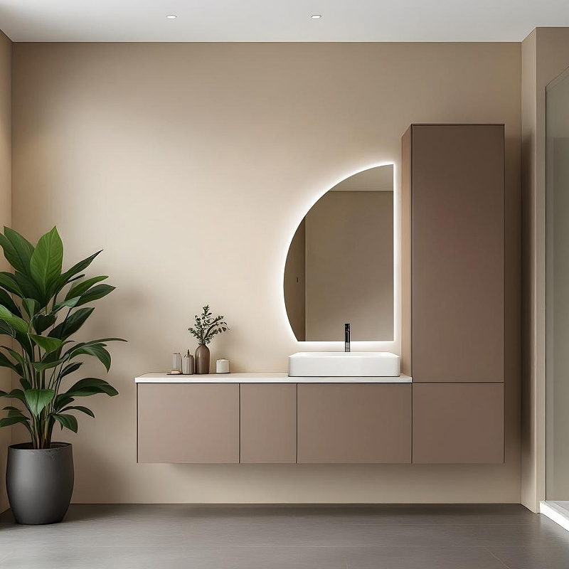 Зеркало Abber Teil 69 L AG6504SL с подсветкой с бесконтактным выключателем и диммером, купить, цена, заказать, магазин, доставка, скидка, промокод, купить, цена, заказать, магазин, доставка, скидка, промокод