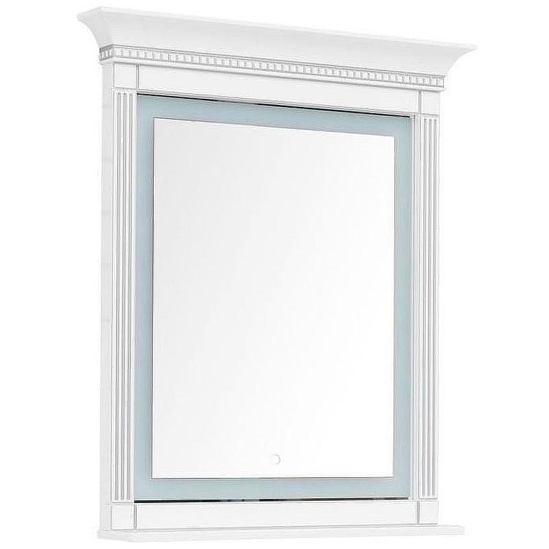 Зеркало Aquanet Селена 90 201646 с подсветкой с сенсорным выключателем Белое, купить, цена, заказать, магазин, доставка, скидка, промокод, купить, цена, заказать, магазин, доставка, скидка, промокод