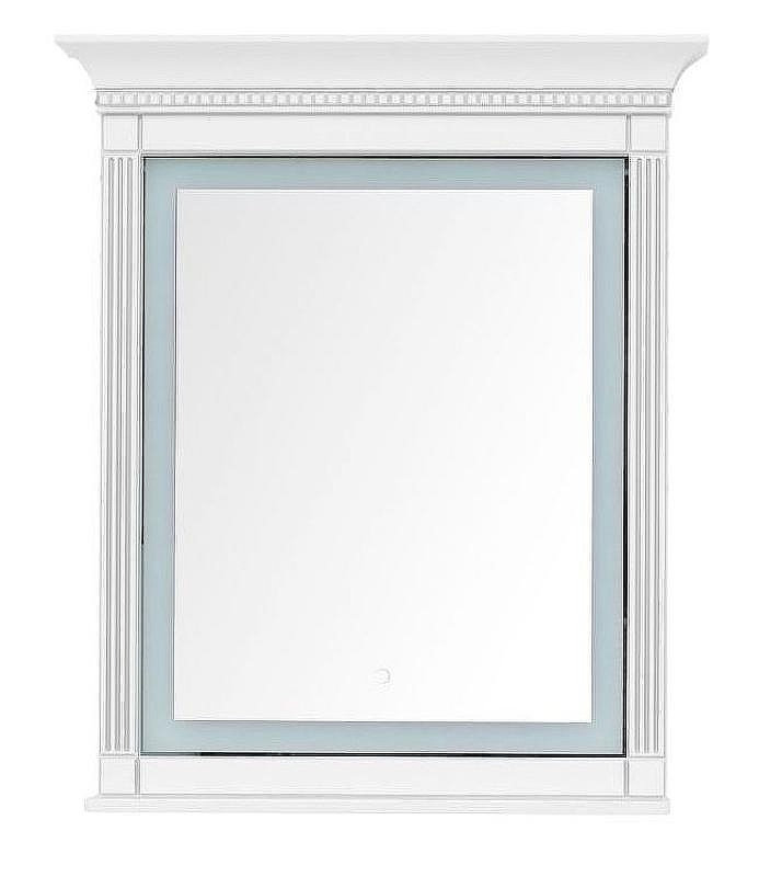 Зеркало Aquanet Селена 90 201646 с подсветкой с сенсорным выключателем Белое, купить, цена, заказать, магазин, доставка, скидка, промокод, купить, цена, заказать, магазин, доставка, скидка, промокод